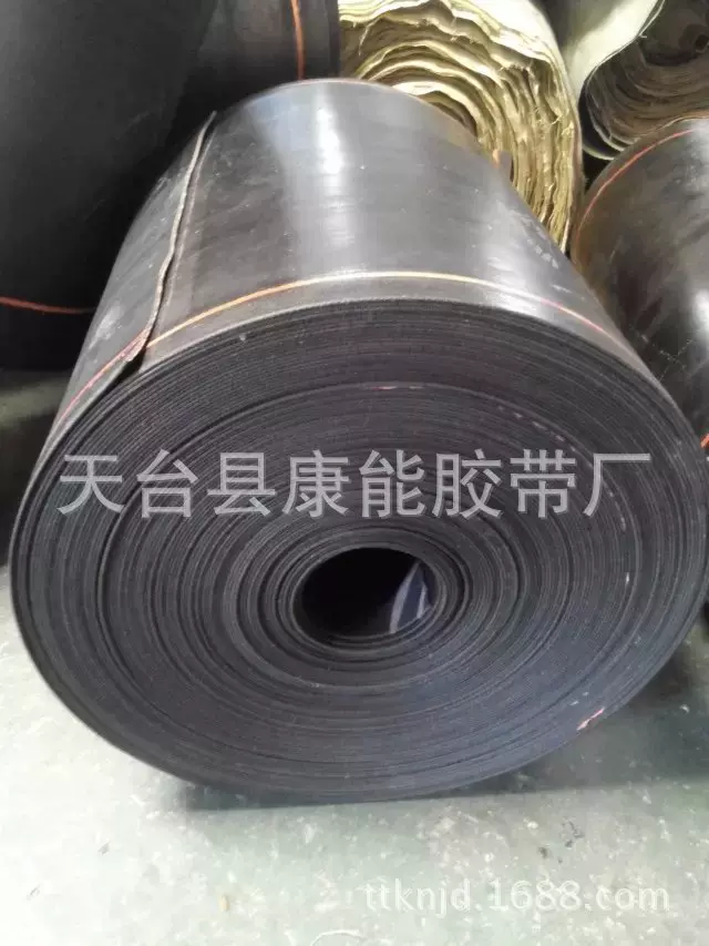 直销供应800*3宽型黑色帆布 棉布平胶带传动带平皮带