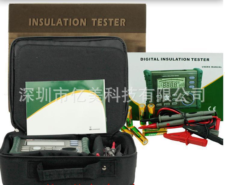 MASTECH华仪MS5203数字绝缘电阻测试仪 绝缘表 兆欧表 50-1000伏