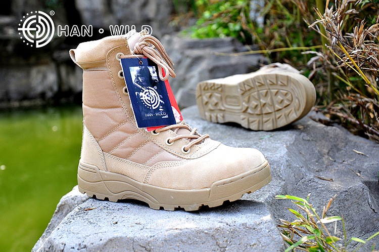 Bottes militaires en cuir - amortissement - Ref 1397345 Image 8
