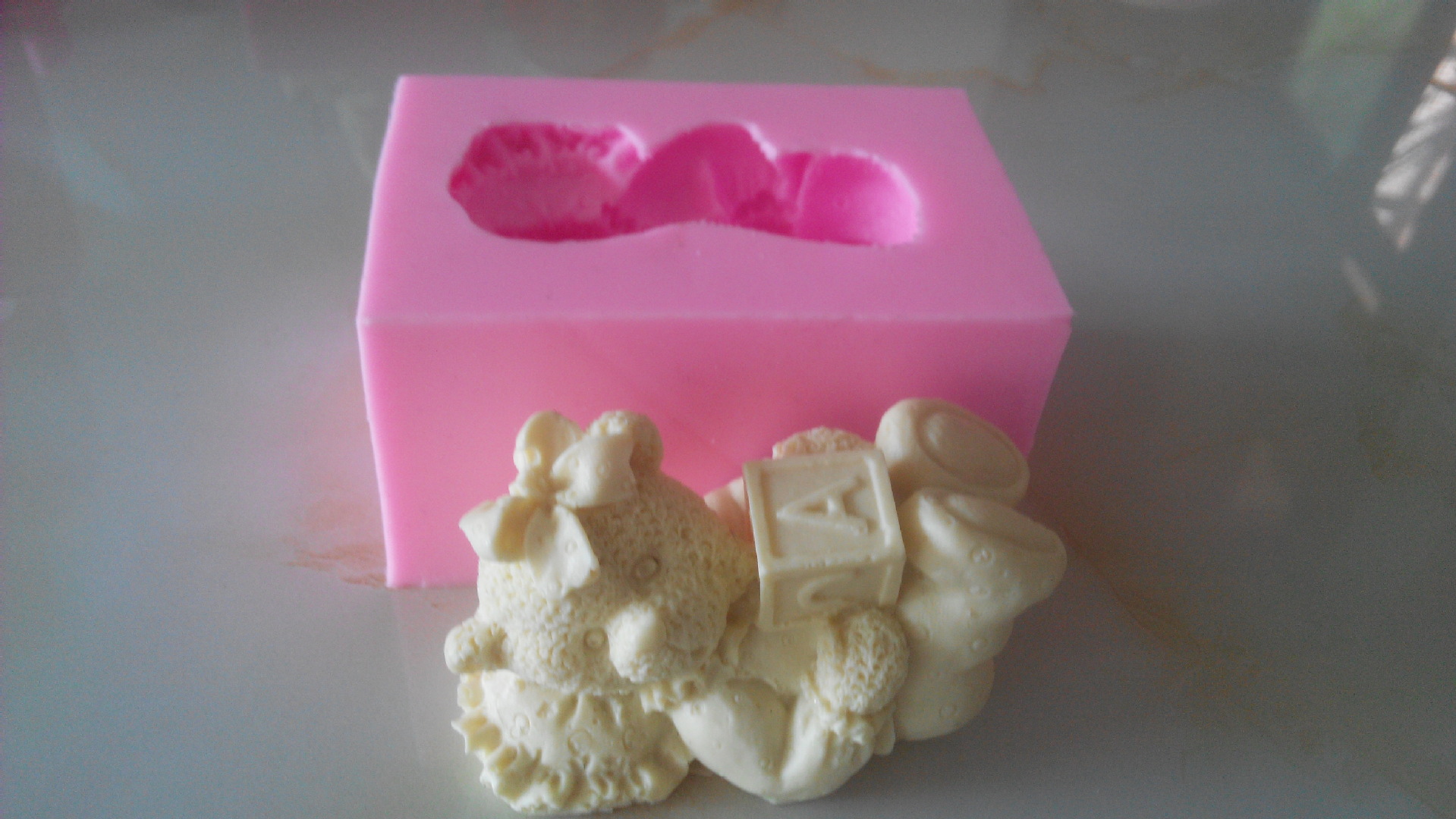 Princesa oso fondant cake molde de chocolate molde para hornear herramienta fondant cake molde