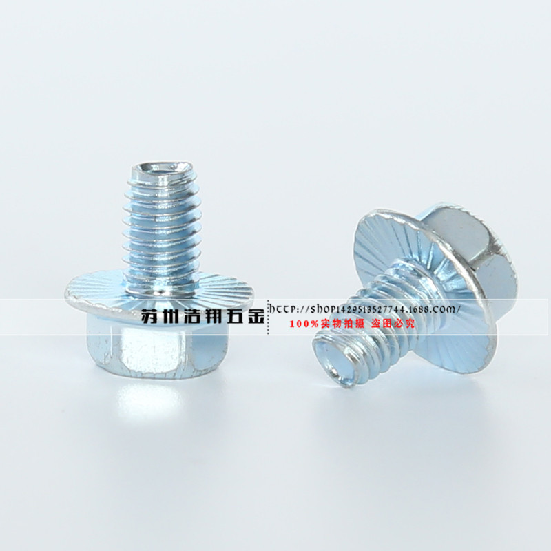 现货供应不锈钢六角头自攻螺丝 法兰螺栓 六角头法兰面螺栓