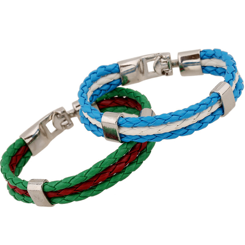 universal polyurethane woven bracelet for men and women