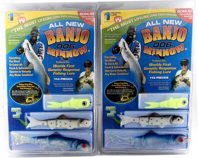NEW Banjo 006 Minnow 110 PCS Fishing Lures Glow eBay
