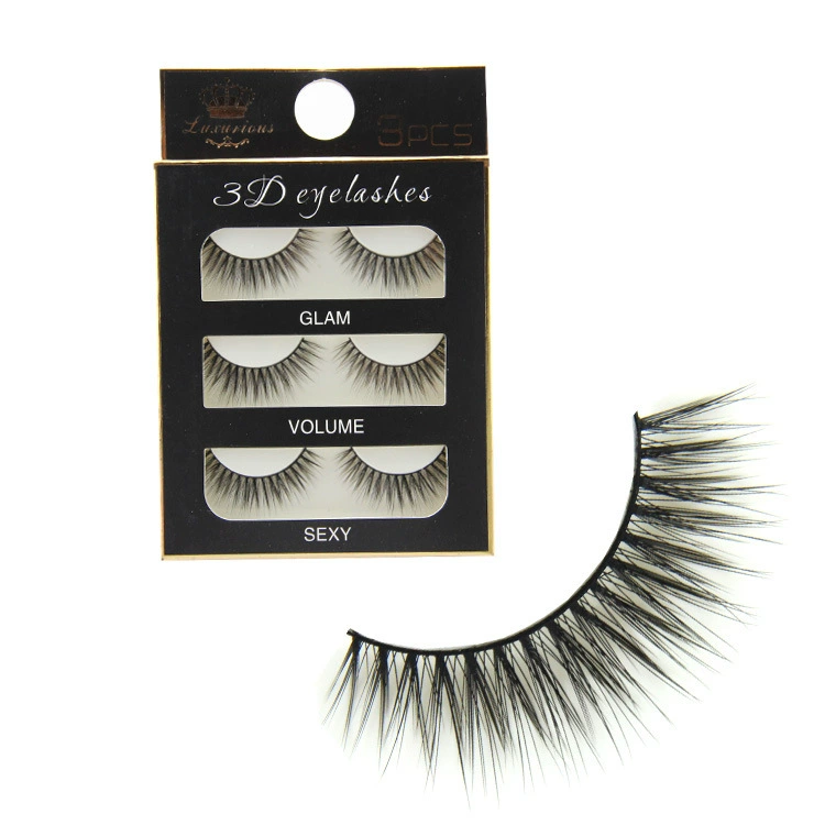 Three dimensional false eyelashes, 3D, wholesale, Japanese and Korean