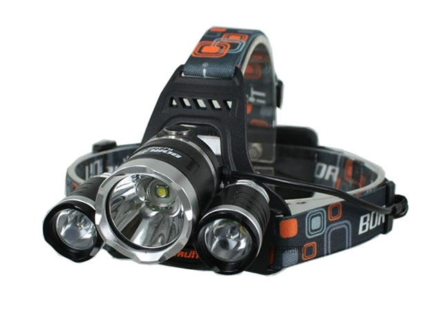 Amazon три светодиода сильный свет фары T6 зарядка затемнение 30 Вт открытый дальний ночная рыбалка лампа Шахтерская лампа налобный фонарь