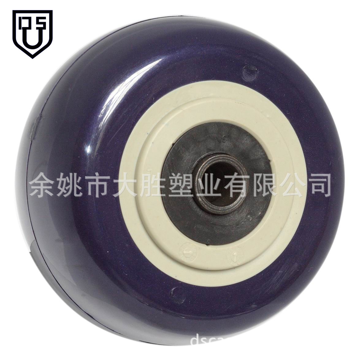 大胜4寸重型PU轮 工业轮,高承载轮子,出口美国,PH品质精密双轴承