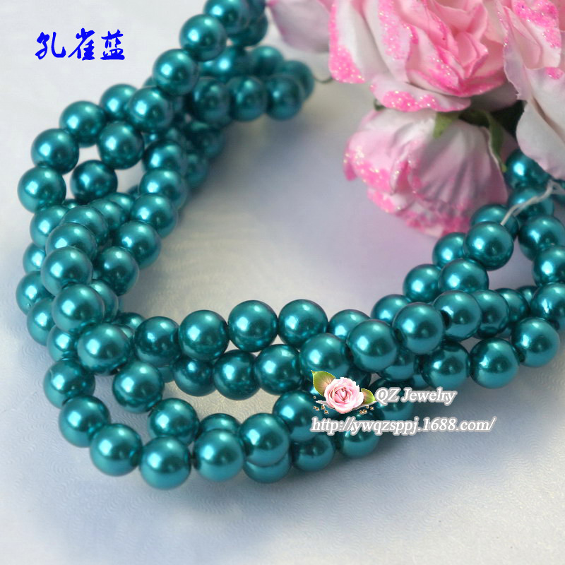 Yiwu manufacturer wholesale of imitation pearl plastic loose beads, clothing accessories, wedding hair ornaments, diy handcrafted beads detail image 10
