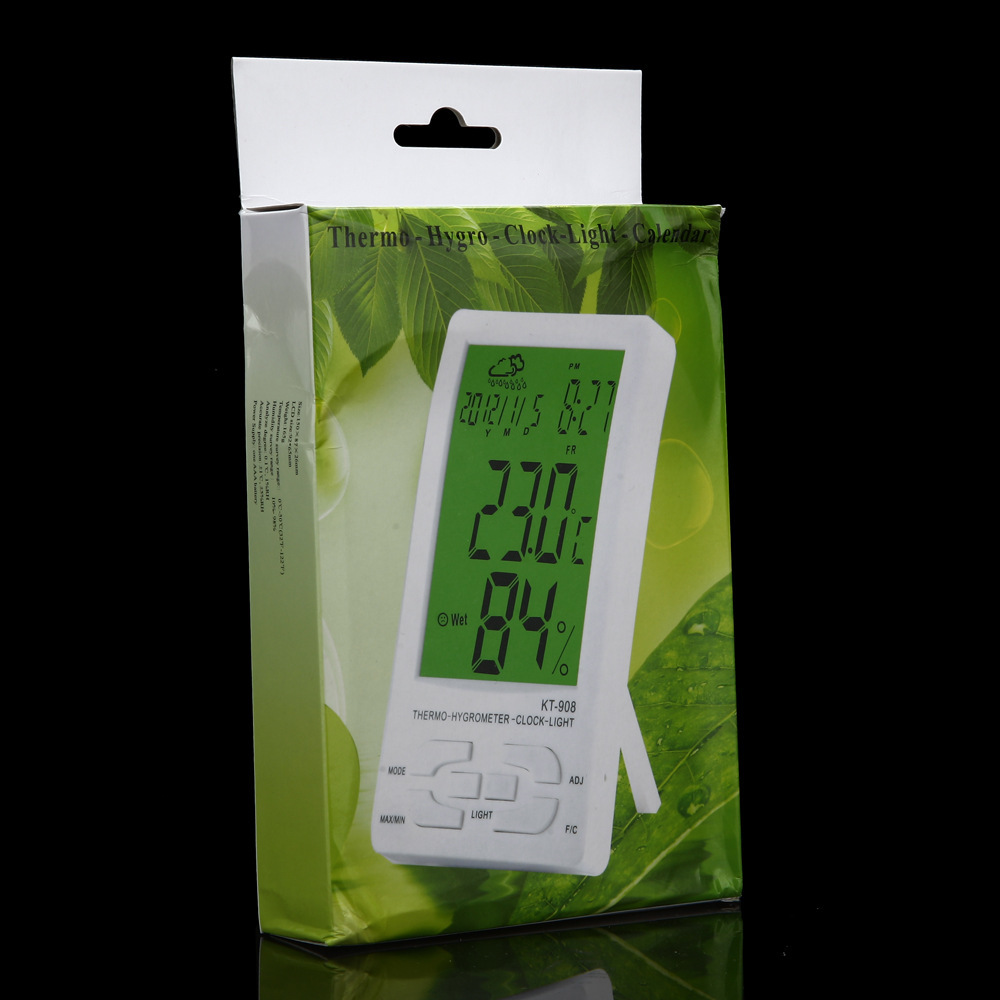 供应温湿度计KT-908电子温度计/湿度计/数字温湿度计/室内外温度