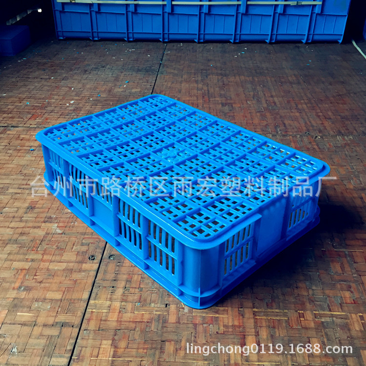 加厚2格塑料周转箱物流箱周转筐物流箱量大批发可定制颜色现货