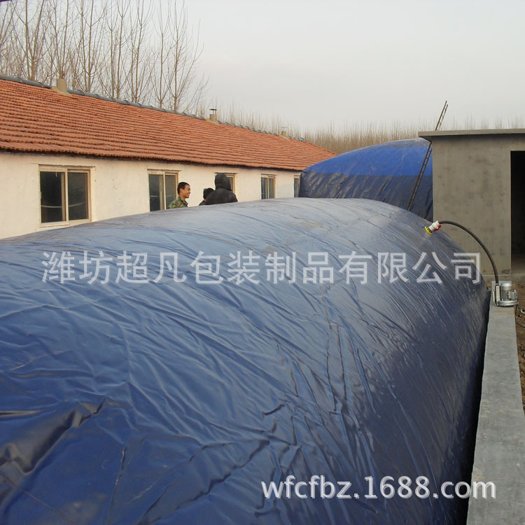 厂家供应红泥pvc材料沼气池 加工定 制软体沼气袋 农村家用沼气池