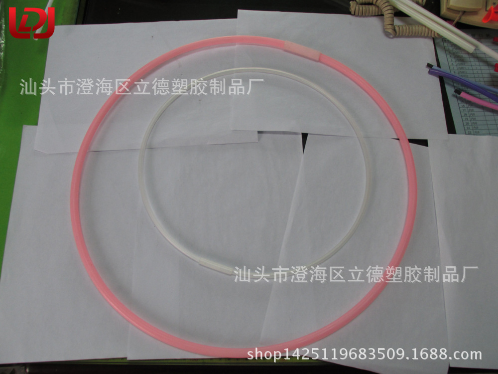 供应 pp管 玩具飞盘配件 塑料管 玩具配套管 可定   制生产