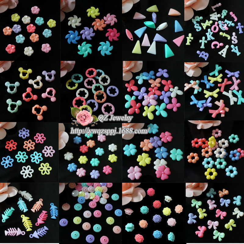 手链项链饰品配件 DIY儿童饰品 女童手链串珠材料 彩色南瓜珠详情图6