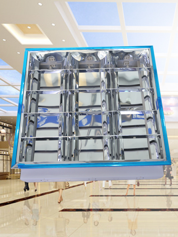 T8 320 Mirror grille 600*600 Grille Manufactor Direct selling LED Lamp tube Medallions Fire emergency lights