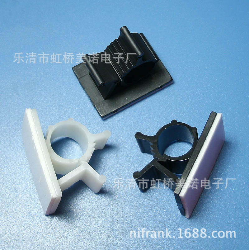 【量大优惠】背胶线夹线扣 粘式背胶线夹 贴式可调背胶线卡0810|ms
