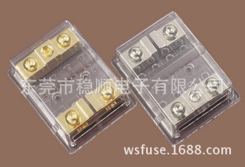 优质供应汽车音响/喇叭用ANL汽车保险座/一出二保险座