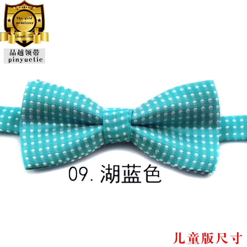 儿童领结 男童饰品潮宝宝jk小孩蝴蝶结bowtie 宠物狗点子韩版纯色详情17