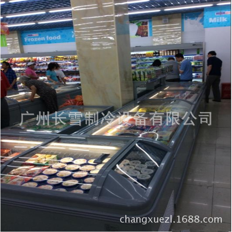 广州长雪2.5米便利店冷柜   可自由组合   环保冰箱  出口冰柜