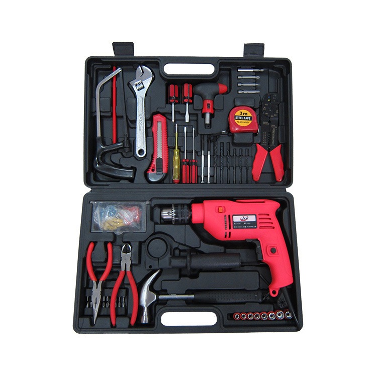 五金工具箱 冲击钻家用套装  建木工组合019-1