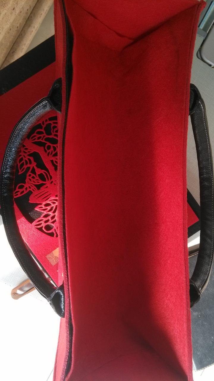 毛毡手提包 羊毛毡手提袋毛毡布袋子支持logo