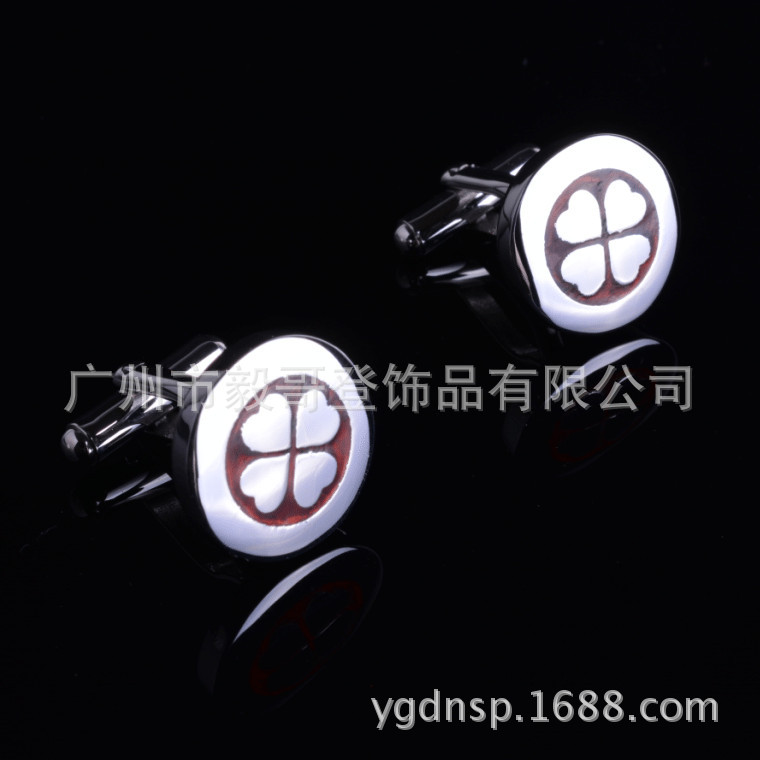 供应红木袖扣，A4079-M不锈钢袖扣，时尚袖扣，礼品袖扣