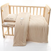 廠家批發幼兒園嬰童彩棉被子 兒童床單枕頭枕芯被芯五件套可定制