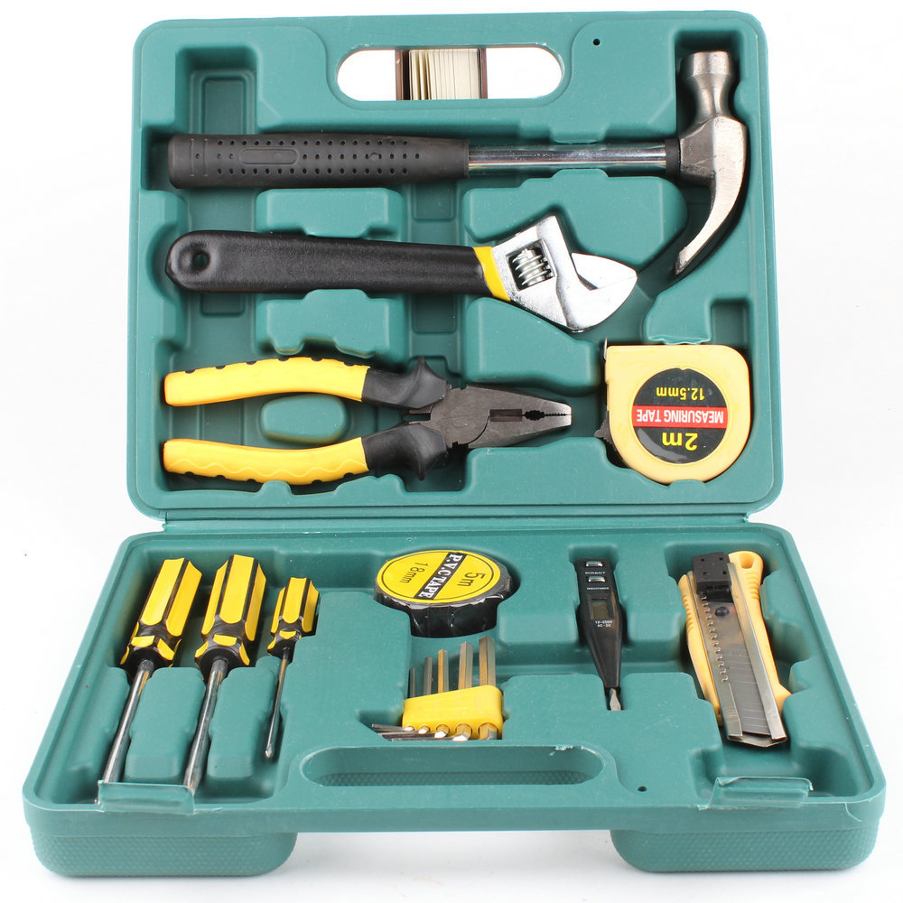 16件套车载维修工具包 汽车应急工具箱组合套装汽车用品备用工具