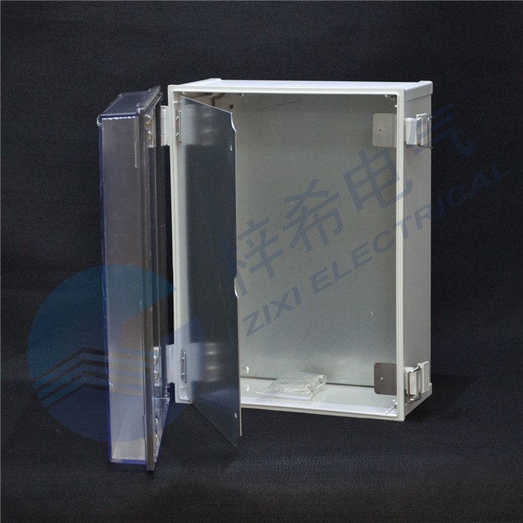 防水接线盒300*400*180塑料防水带里门配电箱室外ABS密封插座户外