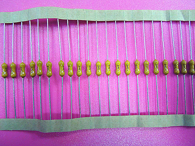 供应2.4X7MM 黄色快断 电阻式环保保险丝 慢熔断保险丝