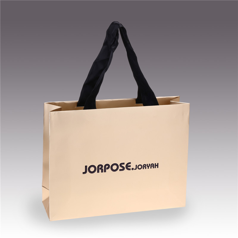 厂家直销新款手提纸袋 服装礼品袋 优质环保牛皮纸袋 定制批发