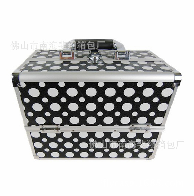 供应新款铝合金美容美发工具箱 专业化妆箱 大号化妆用品收纳箱