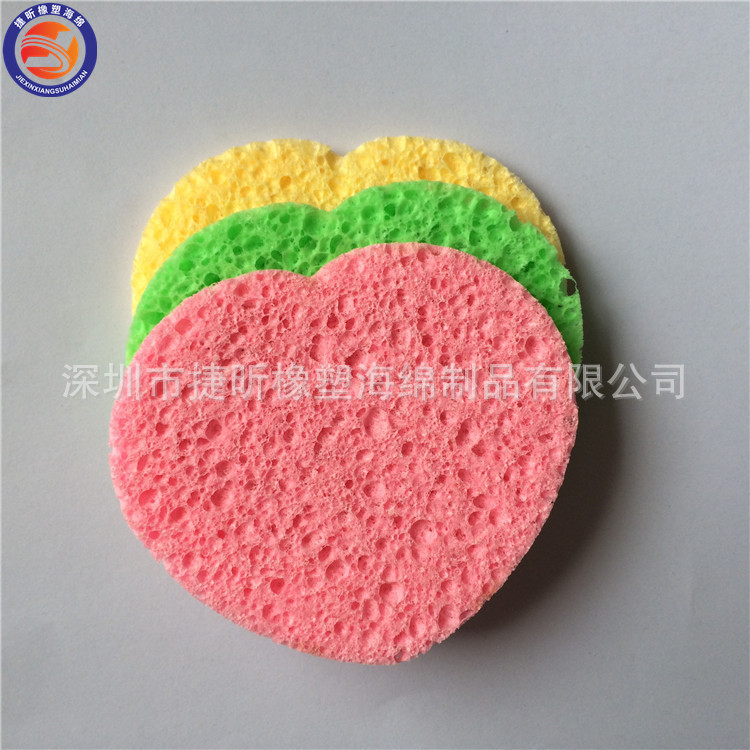 厂家供应 电子厂用电极片海绵可规格尺寸清洁沐浴木浆棉