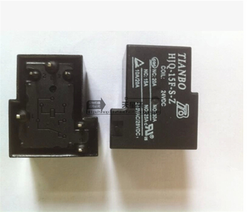 原装天波TIANBO功率继电器HJQ-15F-S-Z-24VDC 20A 6脚 一开一闭