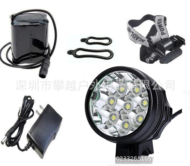 Original 8T6 Super bright Bicycle headlight /9800LM/ Bicycle Lights/Eight t6 Bicycle Lights