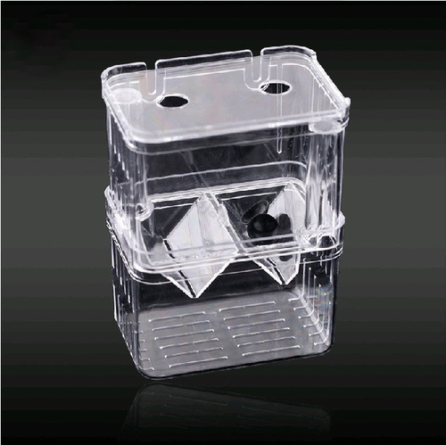 Guppy hatching box double-layer self-floating incubator juvenile fish breeding acrylic isolation box fighting fish box wholesale