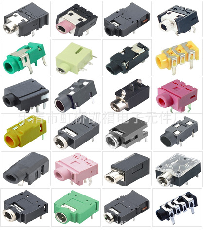 供应PJ-316M Ф3.5MM耳机插座 带螺牙3脚插脚 无固定脚