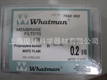 Whatman 7582-002 Teflon(PTFE)聚四氟乙烯膜0.2UM 25MM