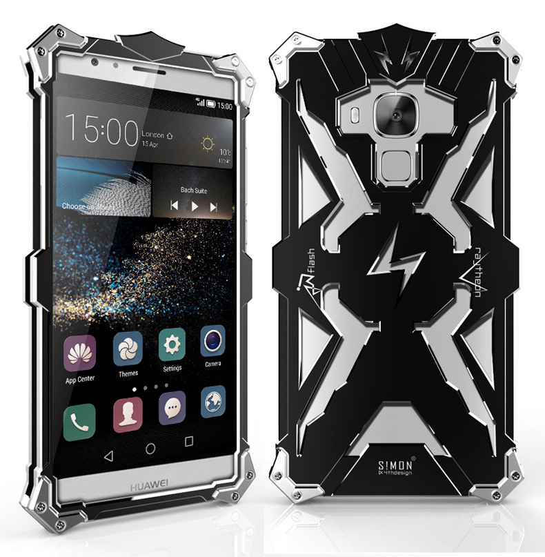 SIMON THOR Aviation Aluminum Alloy Shockproof Armor Metal Case Cover for Huawei Maimang 5| 4 |G7 Plus