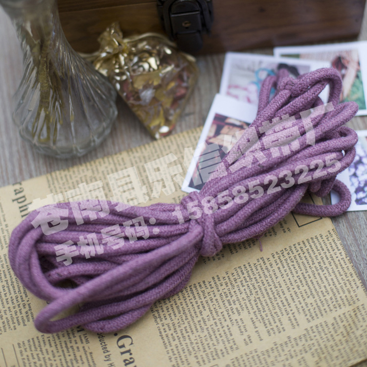16锭棉绳/DIY捆绑绳/束口绳/手提绑绳/可以来样
