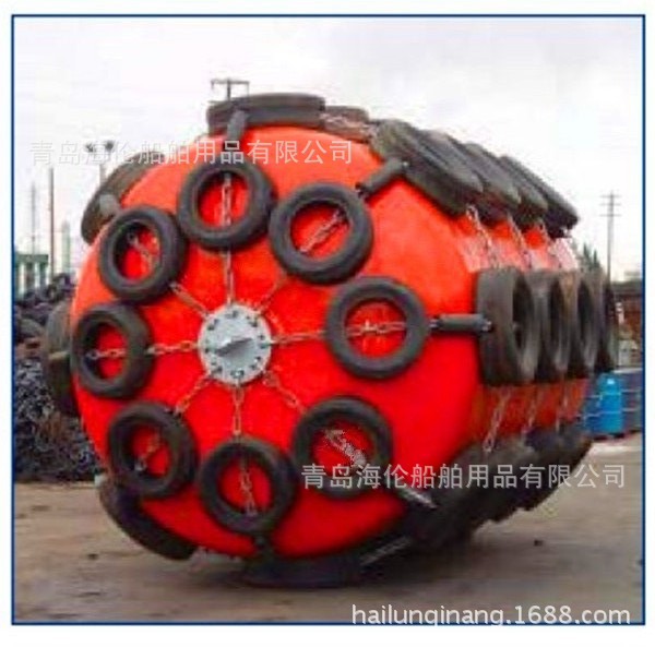 诚信海伦厂家供应 码头港口船用气囊橡胶护舷靠球 欢迎订购防撞设