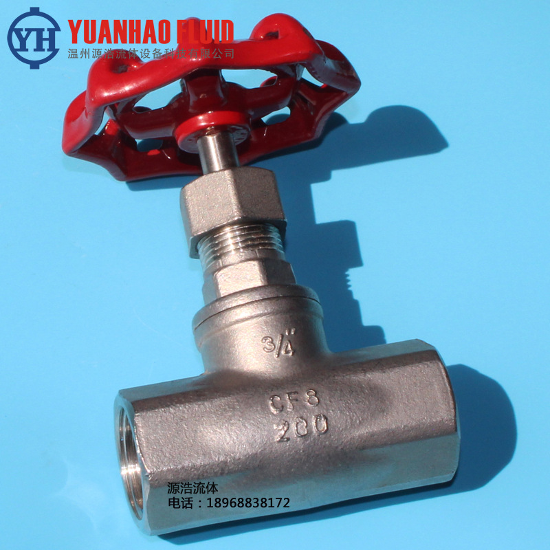 不锈钢内螺纹丝扣截止阀 B型通用截止阀 J11W-16P DN20