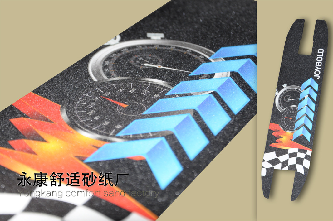 滑板车专用贴纸，配件，防滑砂纸，彩色止滑布，带胶环保磨砂潮流