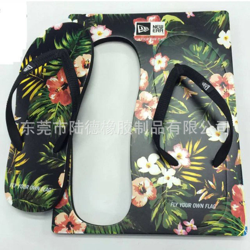 熱轉印菜板拖鞋 (2)