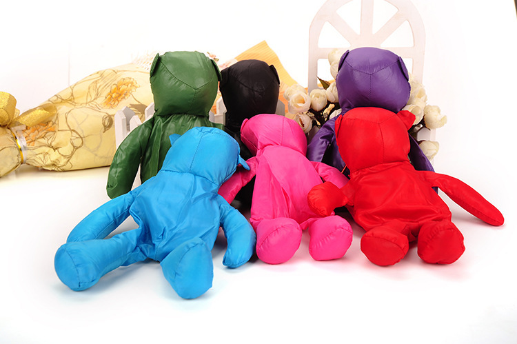 韩版时尚购物袋定做 创意购物袋公仔加工定制 卡通购物袋交期快