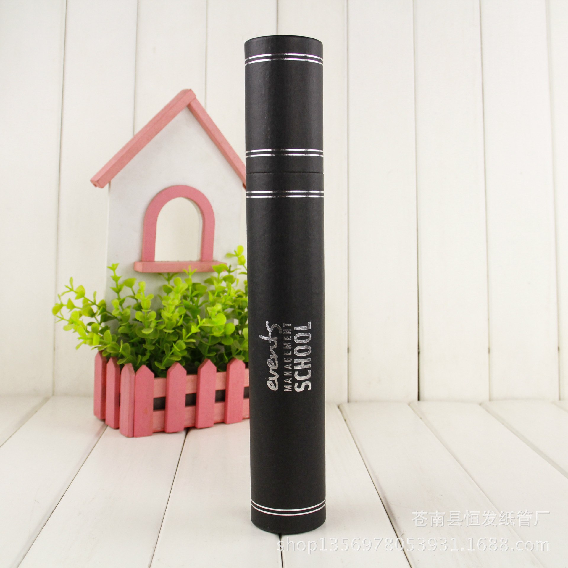 铝箔纸纸筒包装 印刷特种纸 圆形纸筒包装