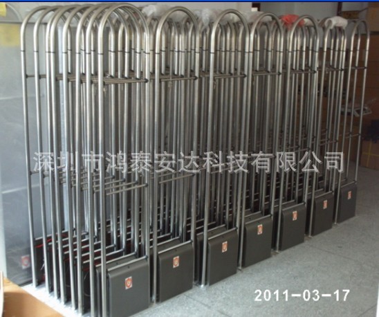 【超市防盗】商品防盗报警门系统,不锈钢超市防盗门