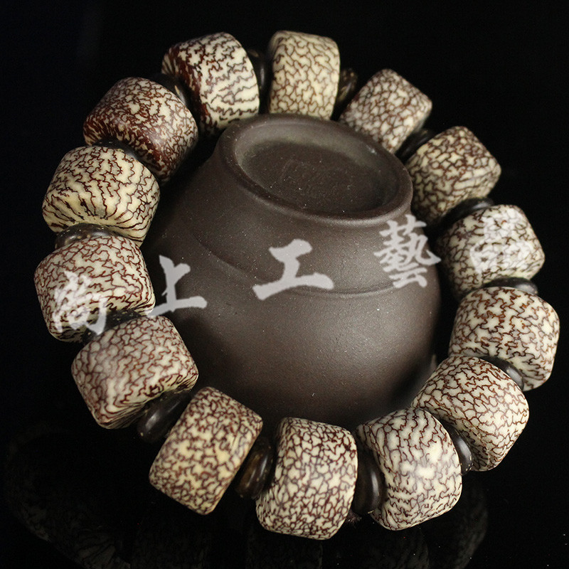 菩提手串_厂家供应血丝菩提手串 \/桶珠血丝菩