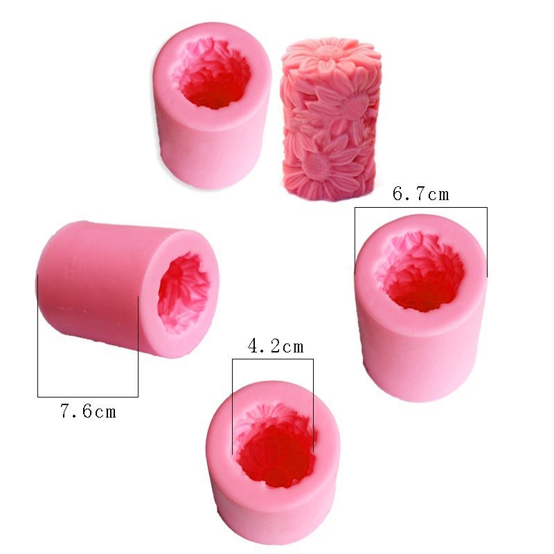 向日葵 硅胶模具 手工皂模具 肥皂模具 香皂模具 液体硅胶模具