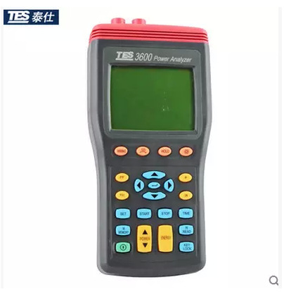 可开13%票中国台湾泰仕TES3600N三相电力分析仪 电力谐波测试仪