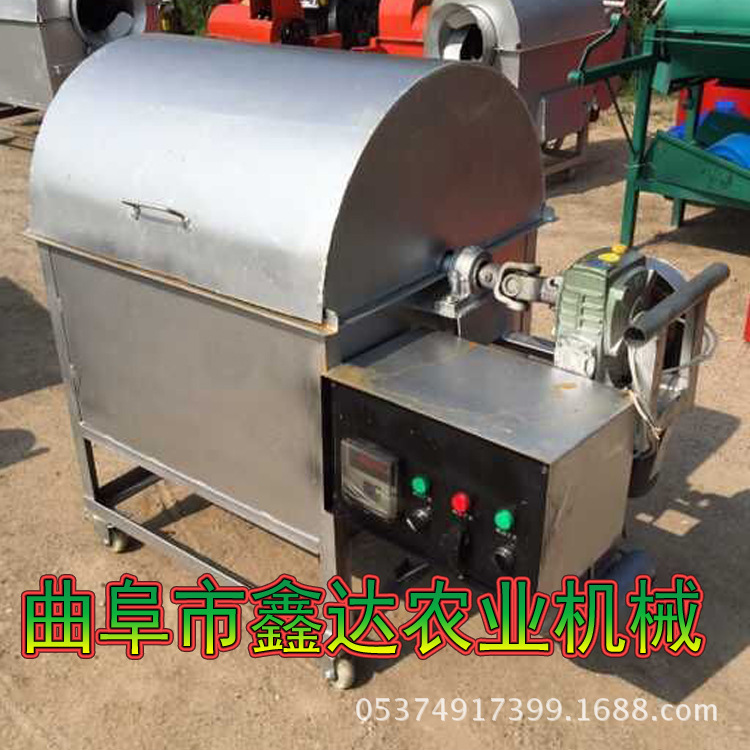 多功能滚筒食品炒货机 花生瓜子电加热炒货机 休闲食品翻炒机