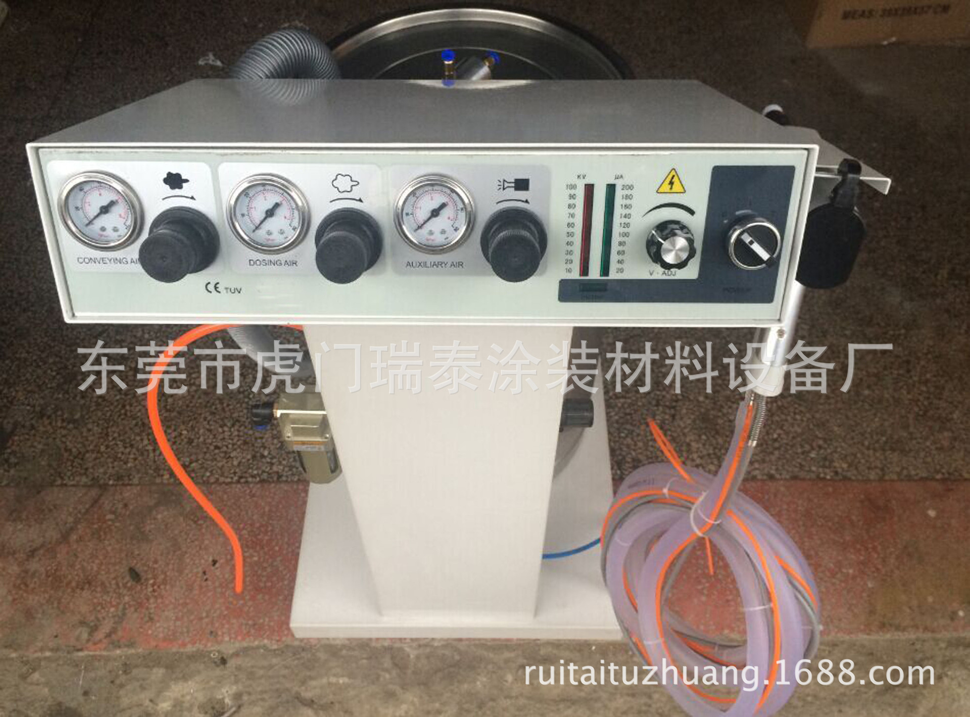 粉末静电喷枪|手动粉体静电喷枪|静电粉体喷枪手持式静电吸附